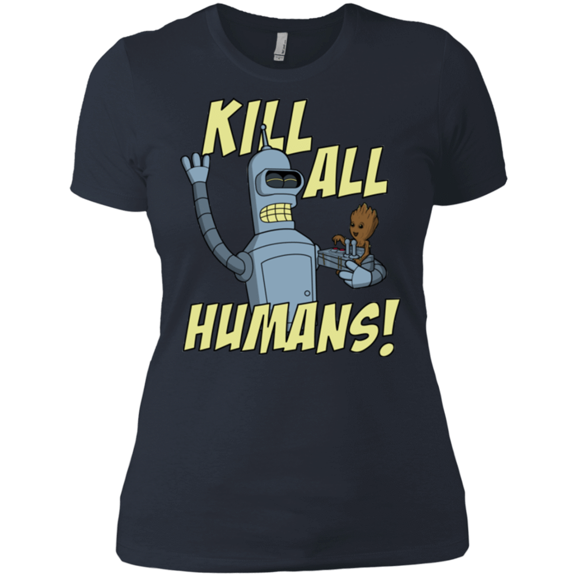 T-Shirts Indigo / X-Small The Button Friends Women's Premium T-Shirt