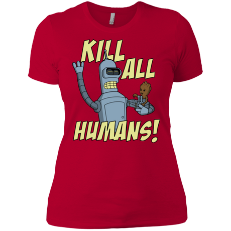 T-Shirts Red / X-Small The Button Friends Women's Premium T-Shirt