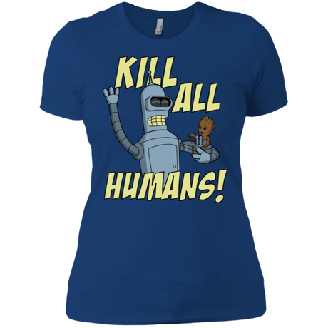 T-Shirts Royal / X-Small The Button Friends Women's Premium T-Shirt