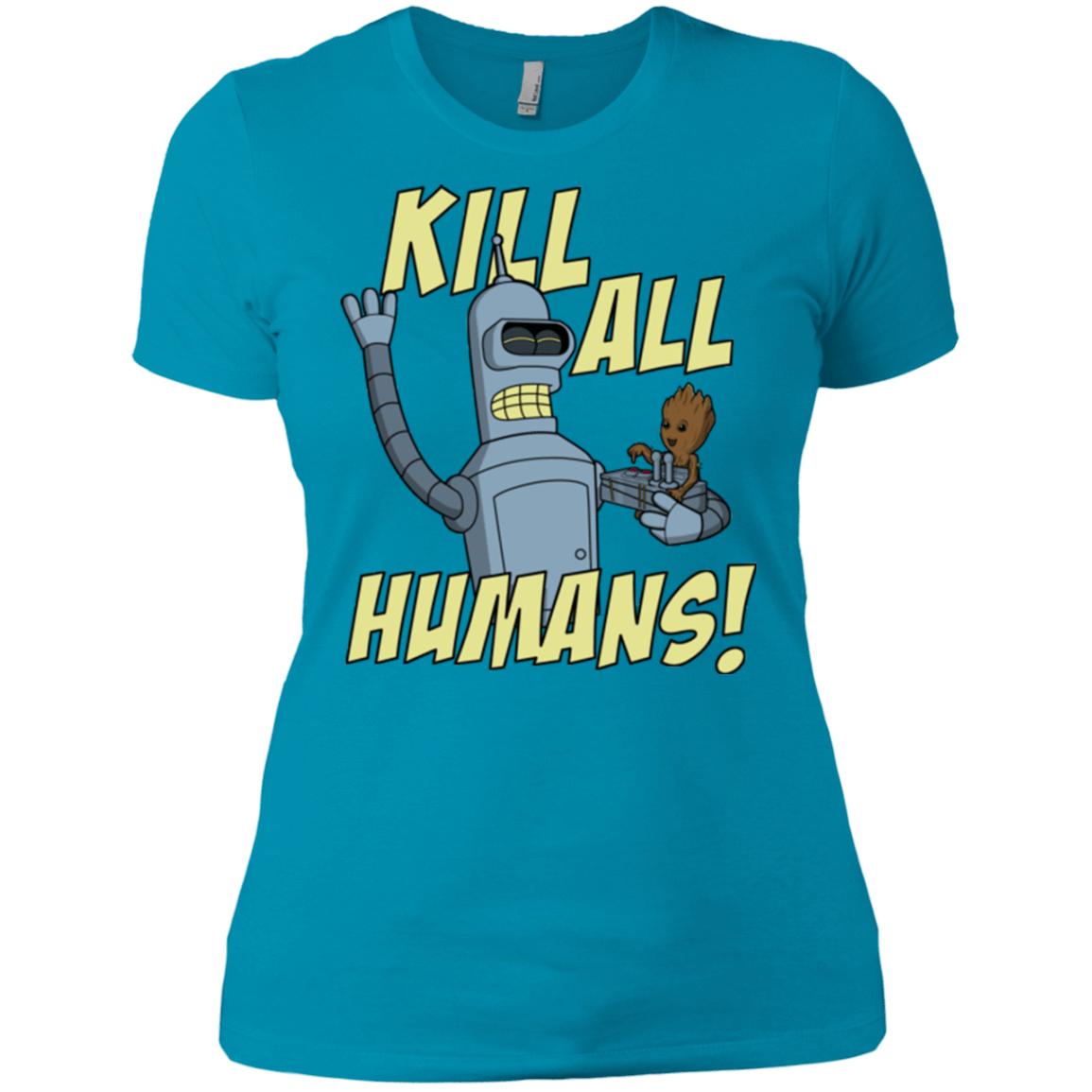 T-Shirts Turquoise / X-Small The Button Friends Women's Premium T-Shirt