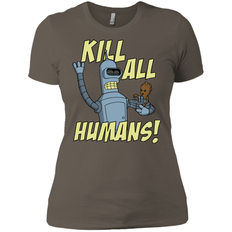 T-Shirts Warm Grey / X-Small The Button Friends Women's Premium T-Shirt