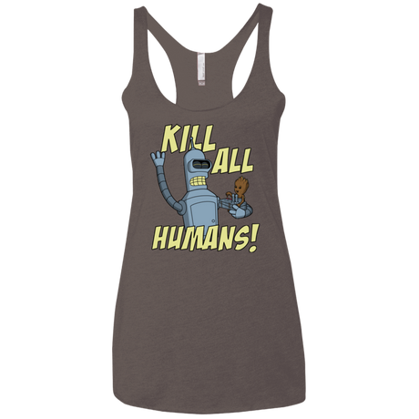 T-Shirts Macchiato / X-Small The Button Friends Women's Triblend Racerback Tank