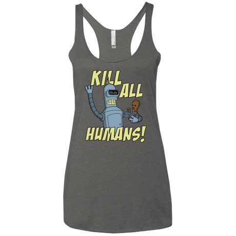 T-Shirts Premium Heather / X-Small The Button Friends Women's Triblend Racerback Tank