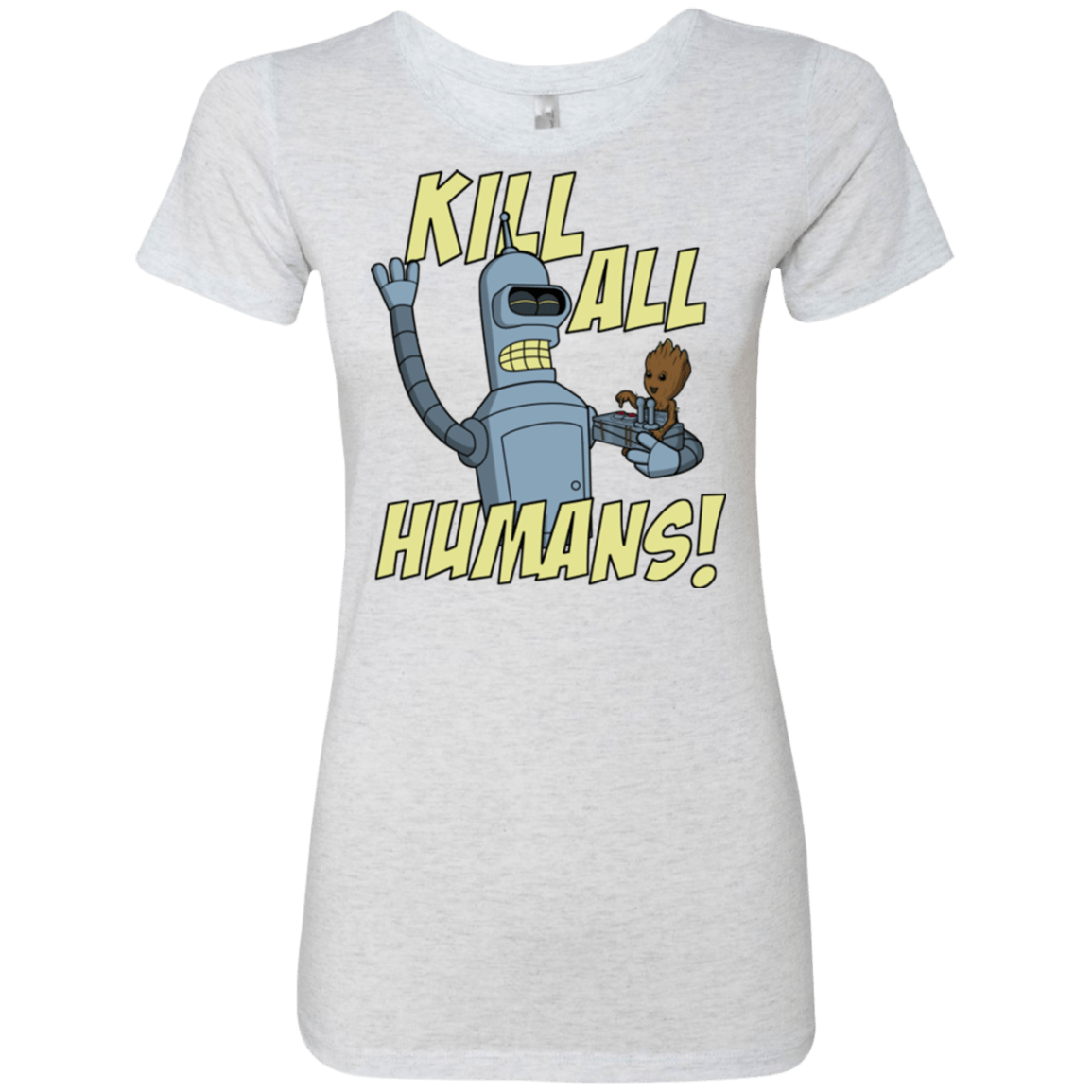 T-Shirts Heather White / Small The Button Friends Women's Triblend T-Shirt