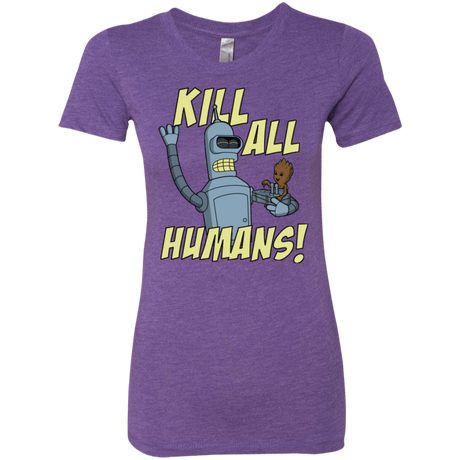 T-Shirts Purple Rush / Small The Button Friends Women's Triblend T-Shirt