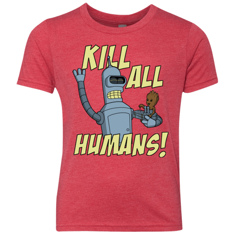 T-Shirts Vintage Red / YXS The Button Friends Youth Triblend T-Shirt