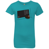 T-Shirts Tahiti Blue / YXS The Cake is a Lie Girls Premium T-Shirt