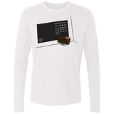 T-Shirts White / Small The Cake is a Lie Men's Premium Long Sleeve