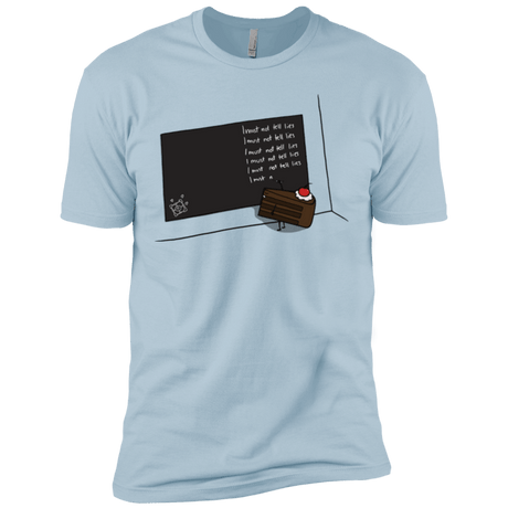 T-Shirts Light Blue / X-Small The Cake is a Lie Men's Premium T-Shirt