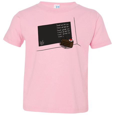 T-Shirts Pink / 2T The Cake is a Lie Toddler Premium T-Shirt