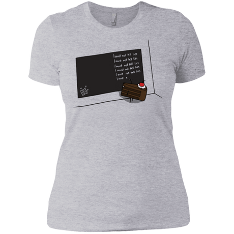 T-Shirts Heather Grey / X-Small The Cake is a Lie Women's Premium T-Shirt
