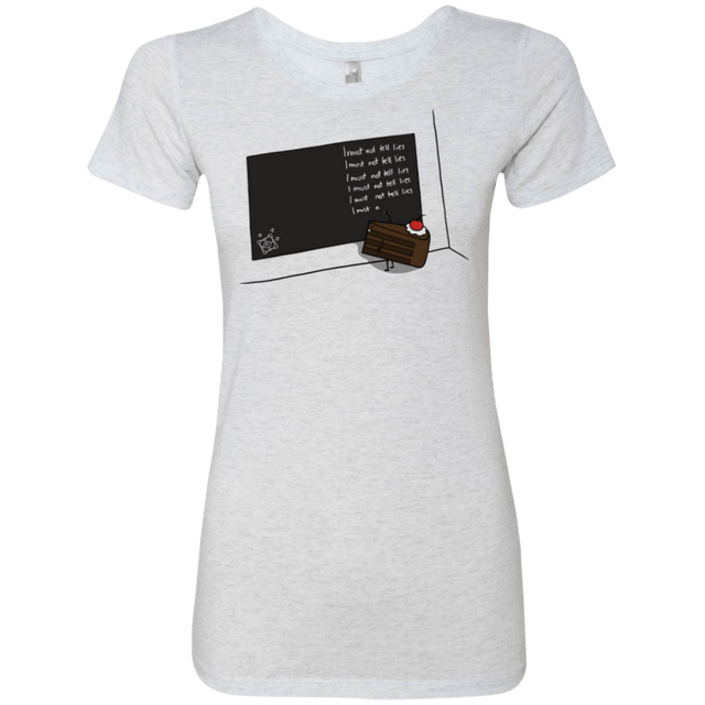 T-Shirts Heather White / Small The Cake is a Lie Women's Triblend T-Shirt