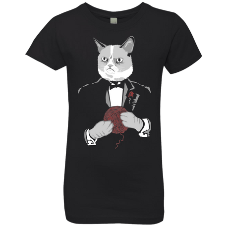 T-Shirts Black / YXS The Catfather Girls Premium T-Shirt