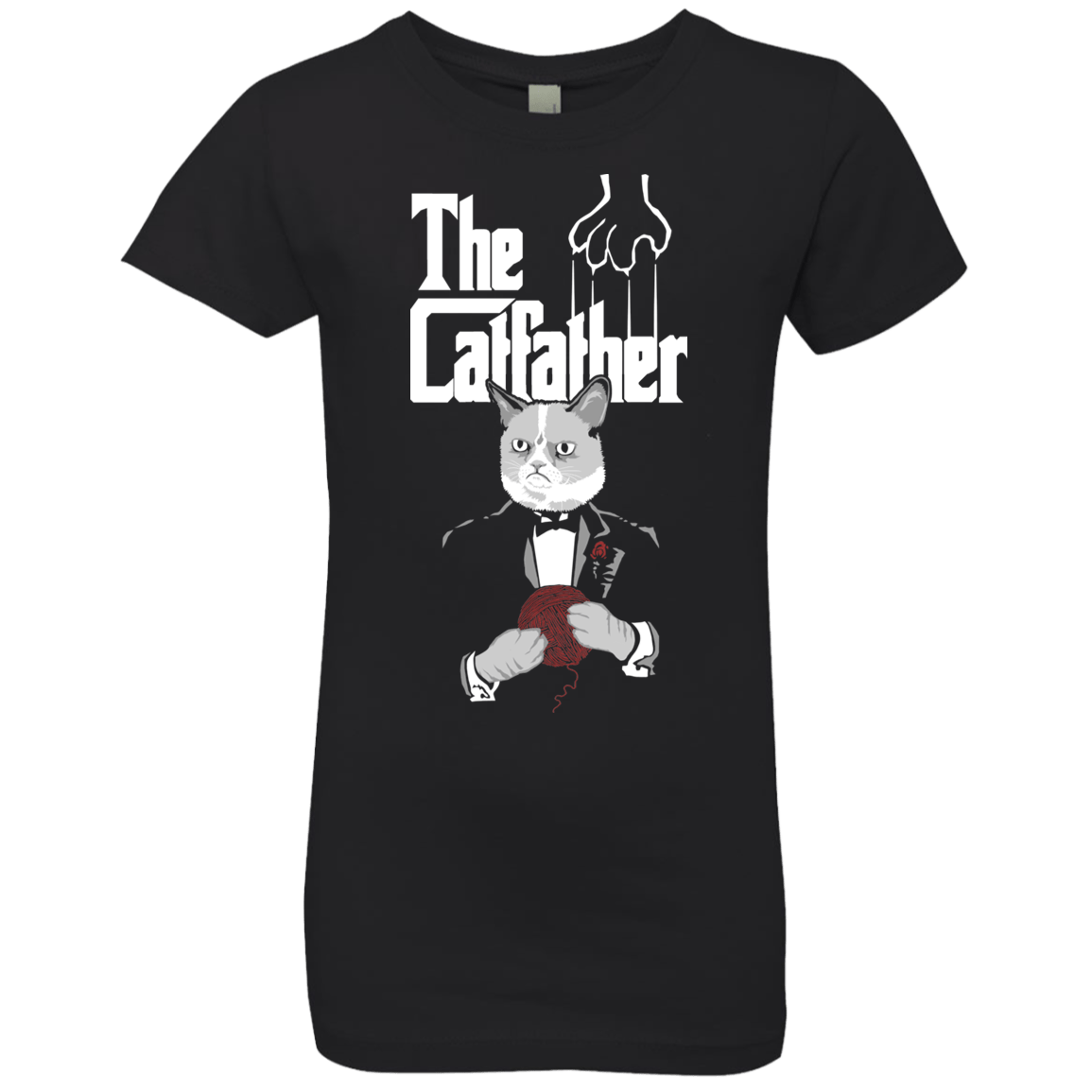 T-Shirts Black / YXS The Catfather Girls Premium T-Shirt
