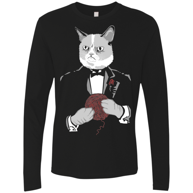 T-Shirts Black / Small The Catfather Men's Premium Long Sleeve