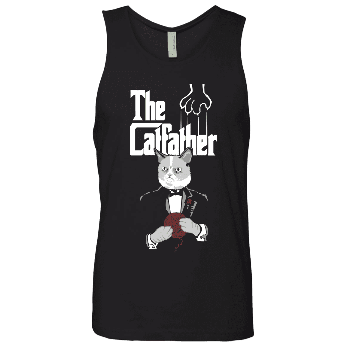 T-Shirts Black / S The Catfather Men's Premium Tank Top