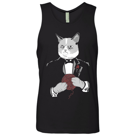 T-Shirts Black / Small The Catfather Men's Premium Tank Top