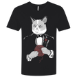 T-Shirts Black / X-Small The Catfather Men's Premium V-Neck