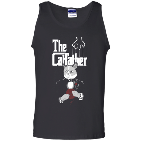 T-Shirts Black / S The Catfather Men's Tank Top