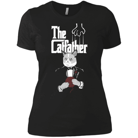 T-Shirts Black / X-Small The Catfather Women's Premium T-Shirt