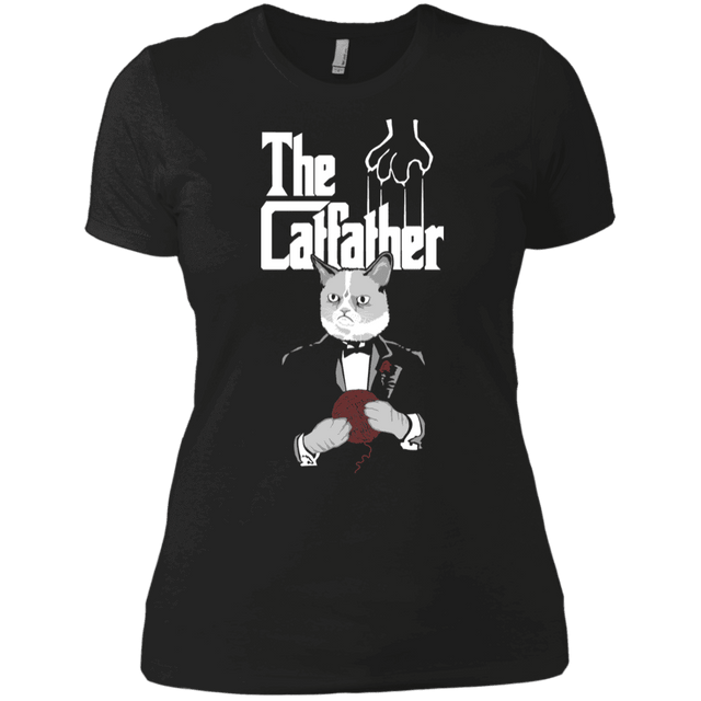 T-Shirts Black / X-Small The Catfather Women's Premium T-Shirt