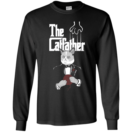 T-Shirts Black / YS The Catfather Youth Long Sleeve T-Shirt
