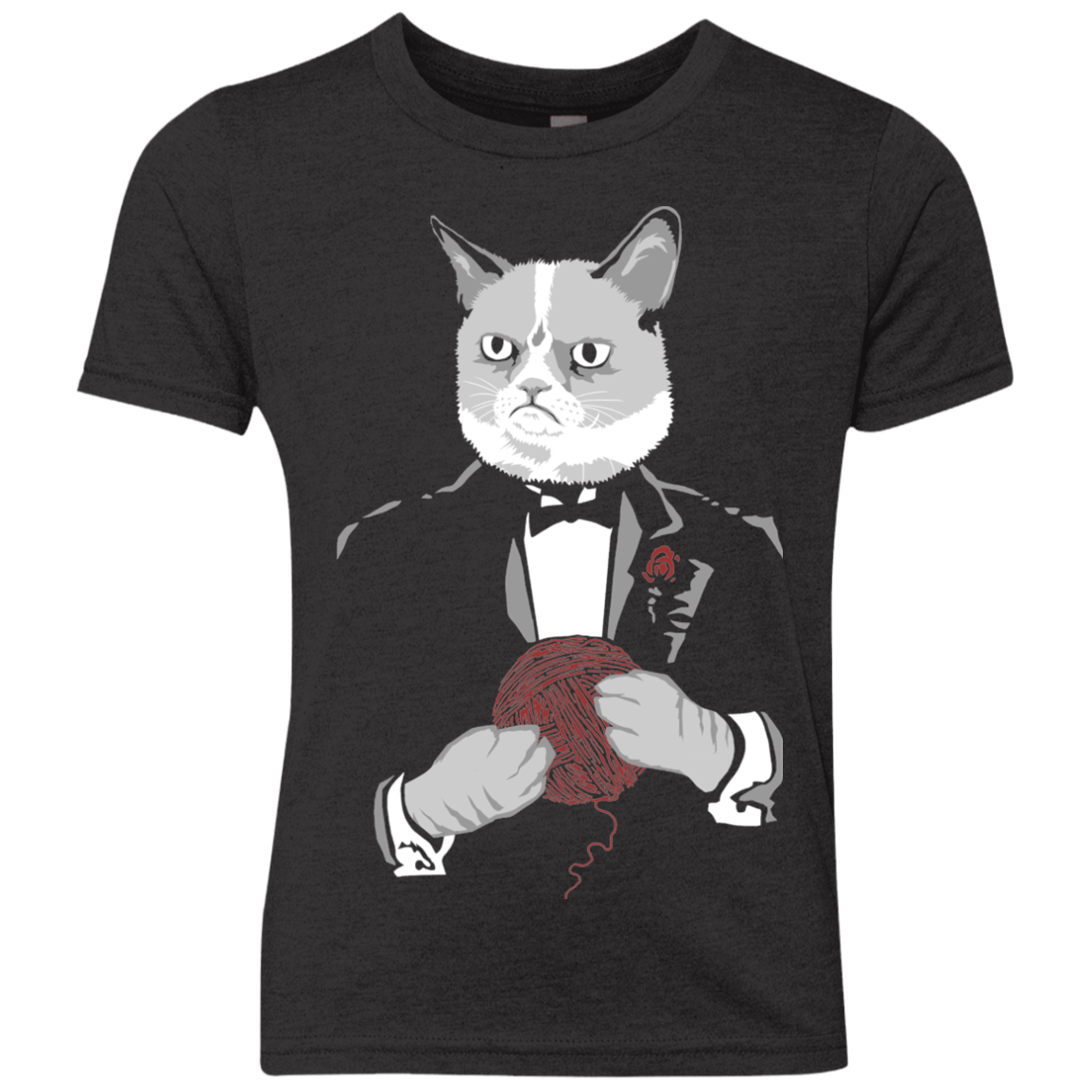 T-Shirts Vintage Black / YXS The Catfather Youth Triblend T-Shirt