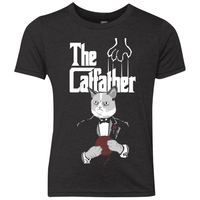 T-Shirts Vintage Black / YXS The Catfather Youth Triblend T-Shirt