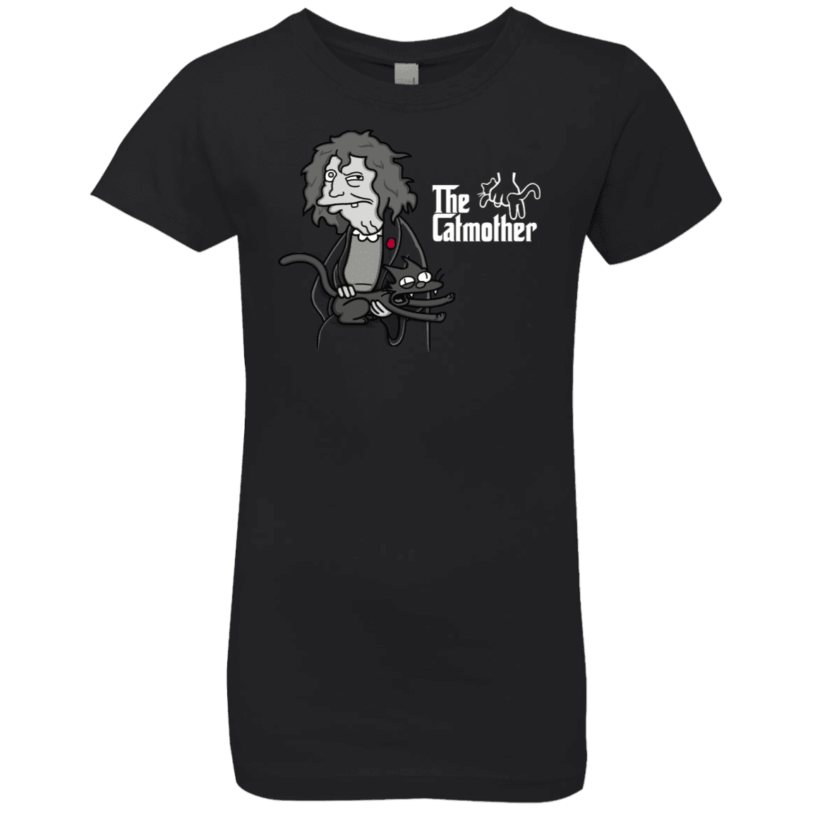 T-Shirts Black / YXS The Catmother Girls Premium T-Shirt