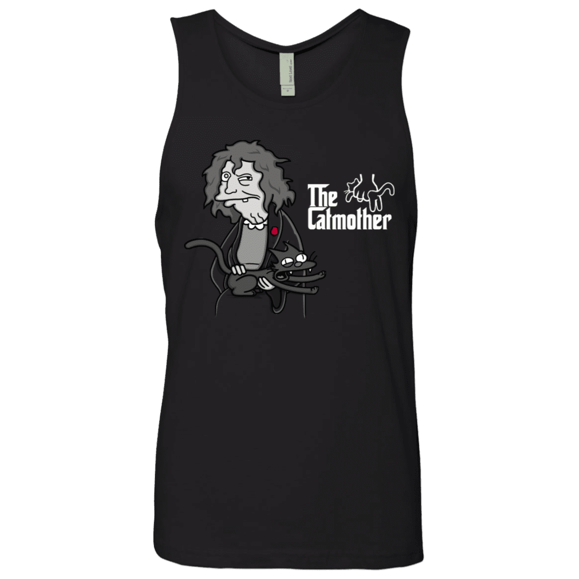 T-Shirts Black / S The Catmother Men's Premium Tank Top