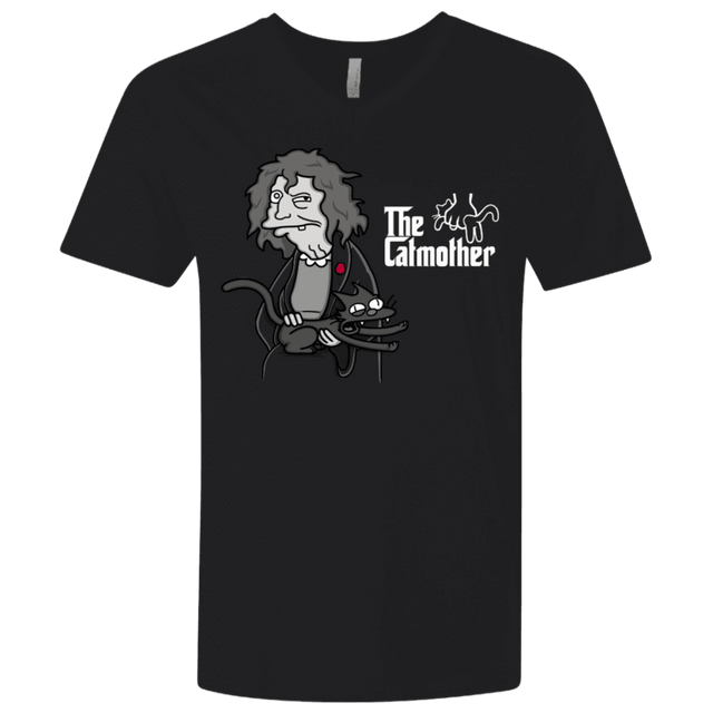 T-Shirts Black / X-Small The Catmother Men's Premium V-Neck