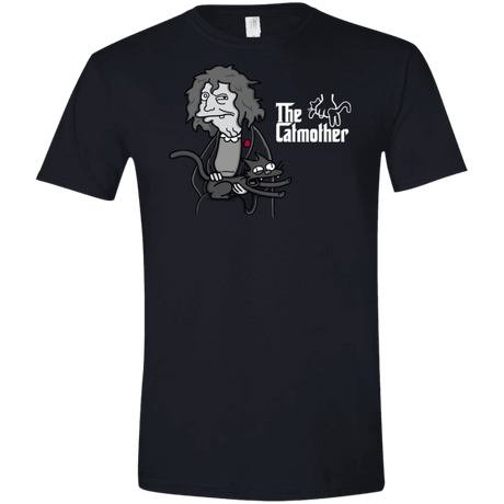 T-Shirts Black / X-Small The Catmother Men's Semi-Fitted Softstyle