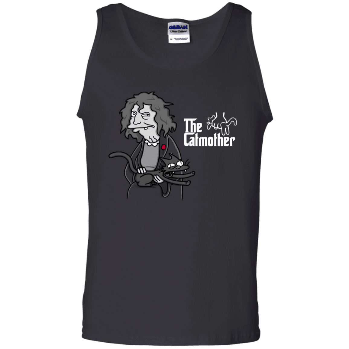 T-Shirts Black / S The Catmother Men's Tank Top