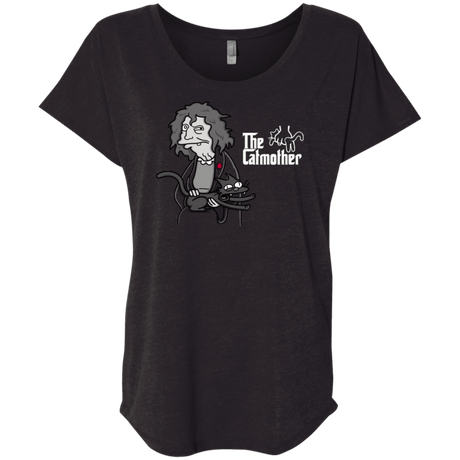 T-Shirts Vintage Black / X-Small The Catmother Triblend Dolman Sleeve