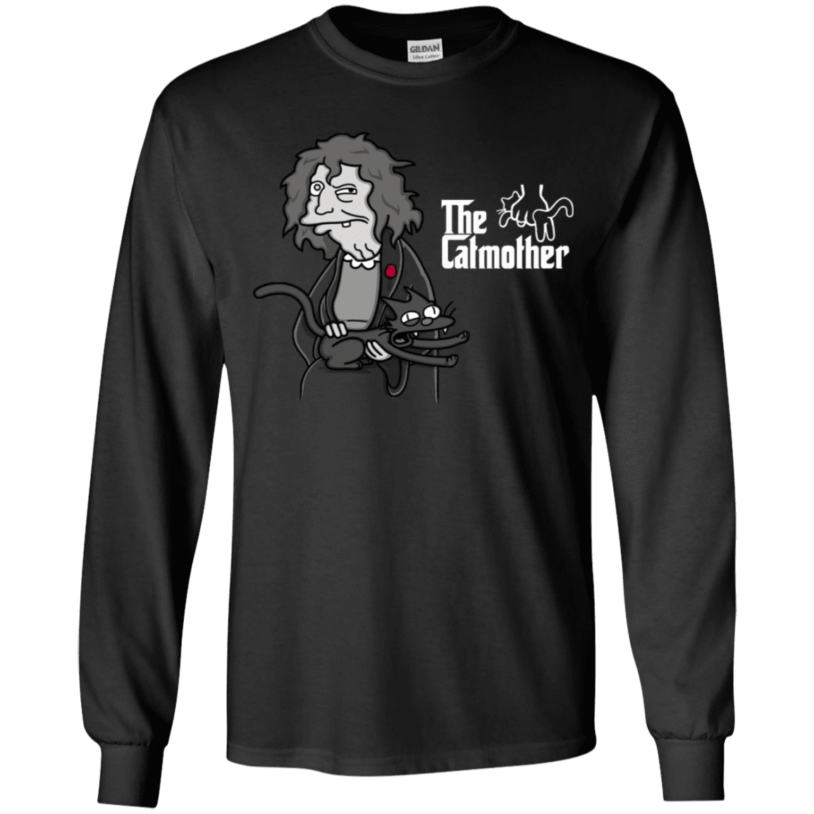 T-Shirts Black / YS The Catmother Youth Long Sleeve T-Shirt