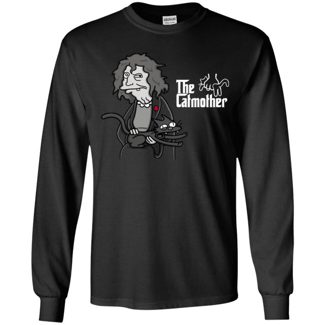 T-Shirts Black / YS The Catmother Youth Long Sleeve T-Shirt