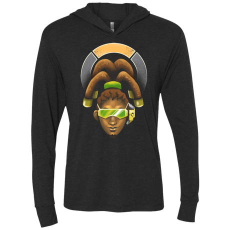 T-Shirts Vintage Black / X-Small The Celebrity Triblend Long Sleeve Hoodie Tee