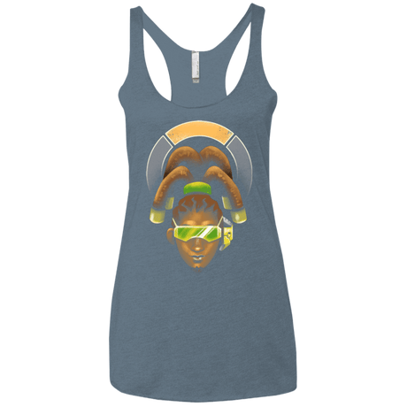 T-Shirts Indigo / X-Small The Celebrity Women's Triblend Racerback Tank