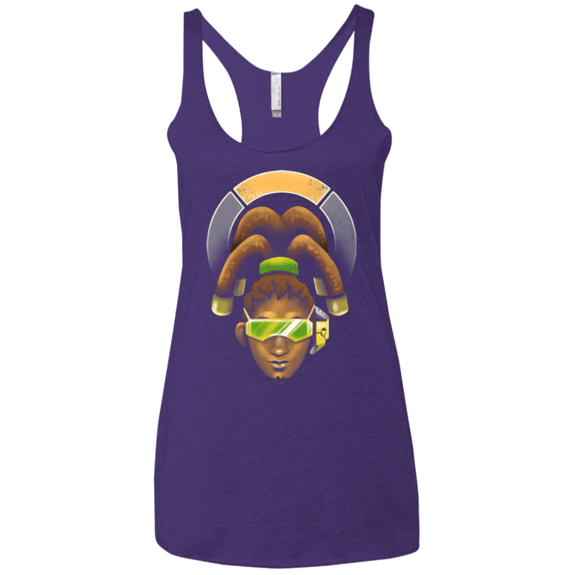 T-Shirts Purple Rush / X-Small The Celebrity Women's Triblend Racerback Tank