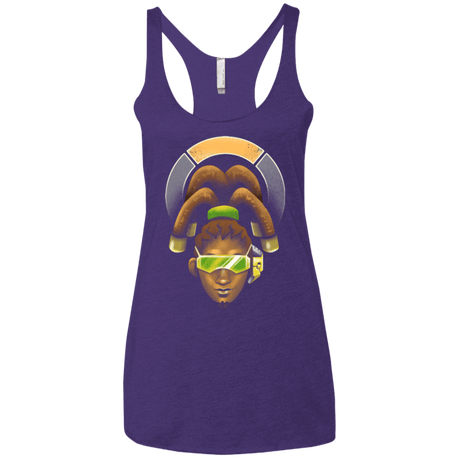 T-Shirts Purple Rush / X-Small The Celebrity Women's Triblend Racerback Tank
