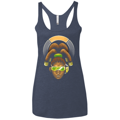 T-Shirts Vintage Navy / X-Small The Celebrity Women's Triblend Racerback Tank