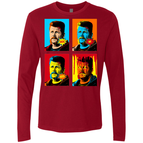 T-Shirts Cardinal / Small The Champ Pop Men's Premium Long Sleeve