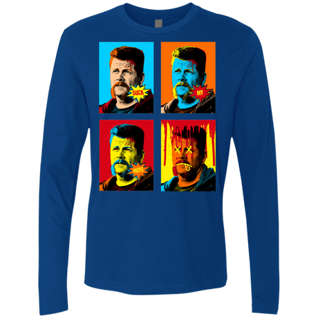 T-Shirts Royal / Small The Champ Pop Men's Premium Long Sleeve