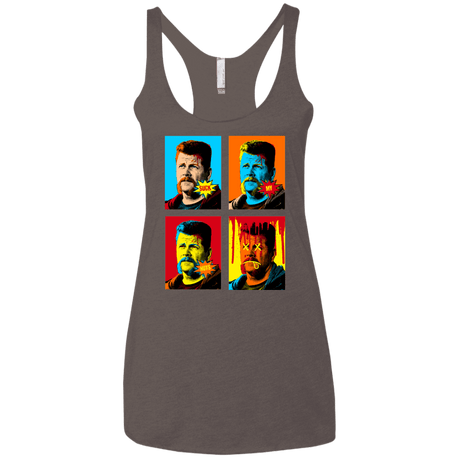 T-Shirts Macchiato / X-Small The Champ Pop Women's Triblend Racerback Tank