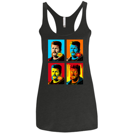 T-Shirts Vintage Black / X-Small The Champ Pop Women's Triblend Racerback Tank