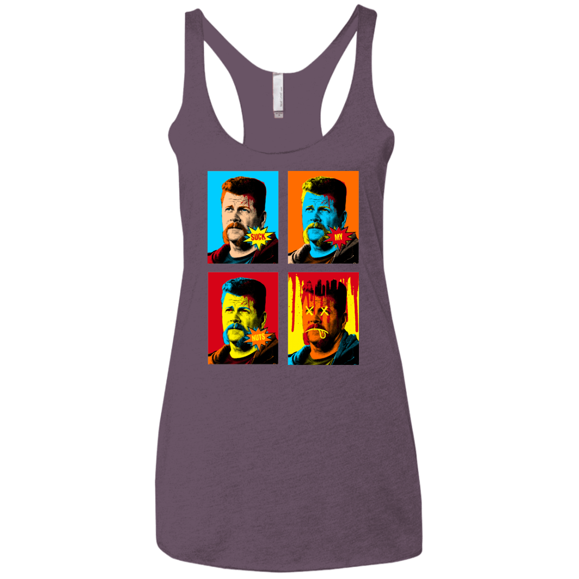 T-Shirts Vintage Purple / X-Small The Champ Pop Women's Triblend Racerback Tank