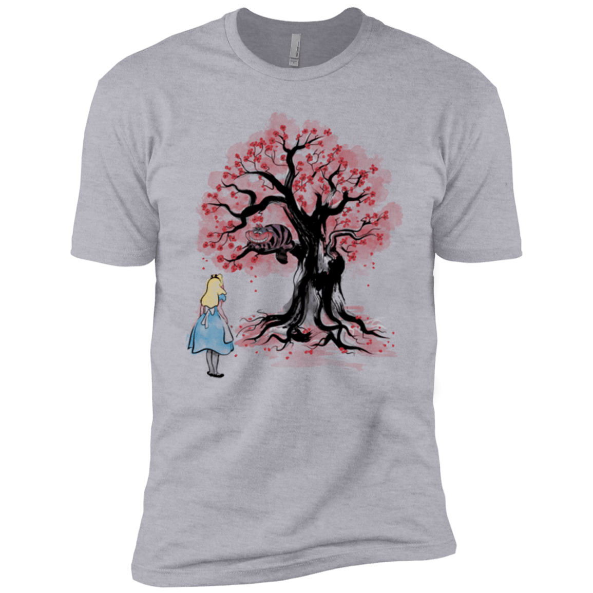 T-Shirts Heather Grey / YXS The Cheshire's tree Sumi-e Boys Premium T-Shirt