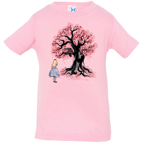 T-Shirts Pink / 6 Months The Cheshire's tree Sumi-e Infant Premium T-Shirt