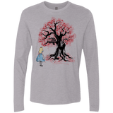 T-Shirts Heather Grey / Small The Cheshire's tree Sumi-e Men's Premium Long Sleeve