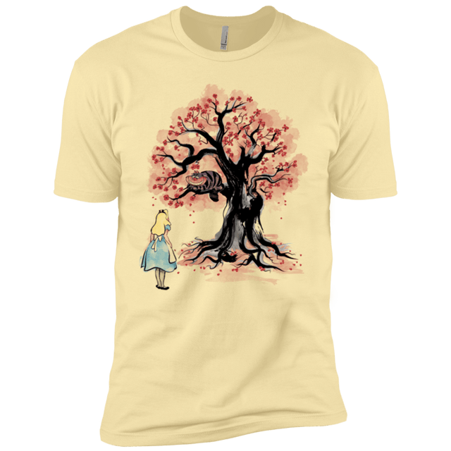 T-Shirts Banana Cream / X-Small The Cheshire's tree Sumi-e Men's Premium T-Shirt